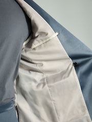 Bleu moyen - Veste slim de smoking à revers châle - Image 5 de 5