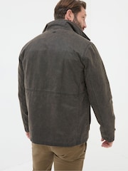 FatFace Broadsands Brown Funnel Neck Jacket - Image 2 of 6