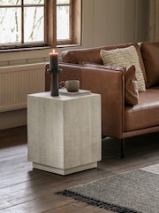 Gallery Home Whitewash Millom Side Table - Image 1 of 5