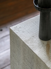 Gallery Home Whitewash Millom Side Table - Image 3 of 5