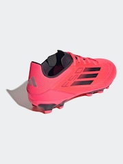 adidas Bright Red Kids F50 League Multi Ground Football Boots - Image 4 of 8