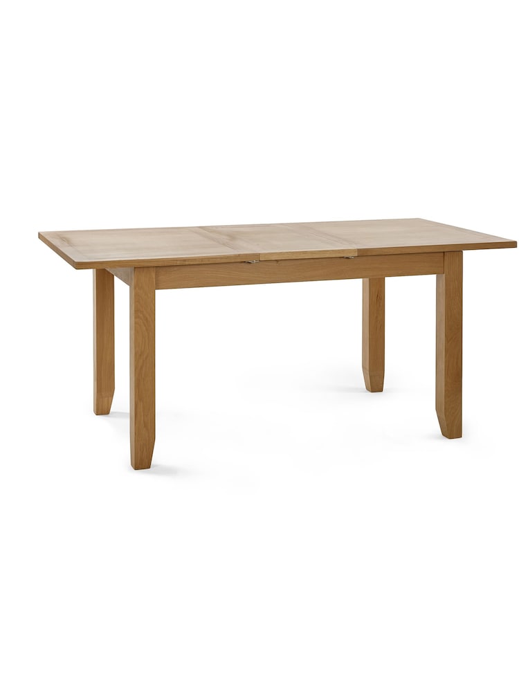 Julian Bowen Brown Mallory Extending Dining Table - Image 2 of 5
