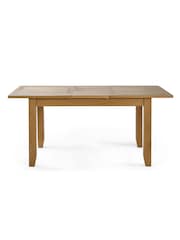 Julian Bowen Brown Mallory Extending Dining Table - Image 3 of 5