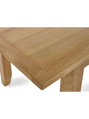 Julian Bowen Brown Mallory Extending Dining Table - Image 5 of 5