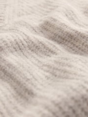 Grey Soft Touch V-Neck Knitted Jumper - Image 7 of 7