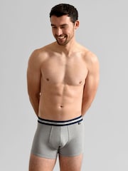 Ted Baker Dark Blue Cotton Trunks 3 Pack - Image 2 of 7