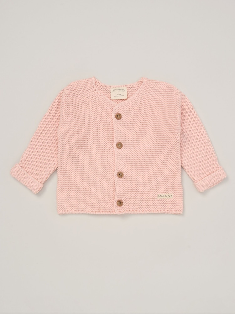 Homegrown 100% Organic Cotton Knitted Cardigan - Image 1 of 3