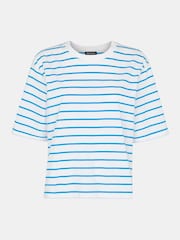 Whistles 100% Cotton Stripe Short Sleeve T-Shirt - Bild 5 von 5