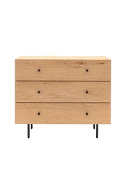 Gallery Home Natural Settat 3 Drawer Chest - Image 4 of 6