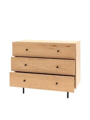 Gallery Home Natural Settat 3 Drawer Chest - Image 5 of 6