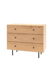 Gallery Home Natural Settat 3 Drawer Chest - Image 6 of 6