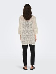 ONLY White Relaxed Fit Crochet Beach Dress - Image 4 of 8