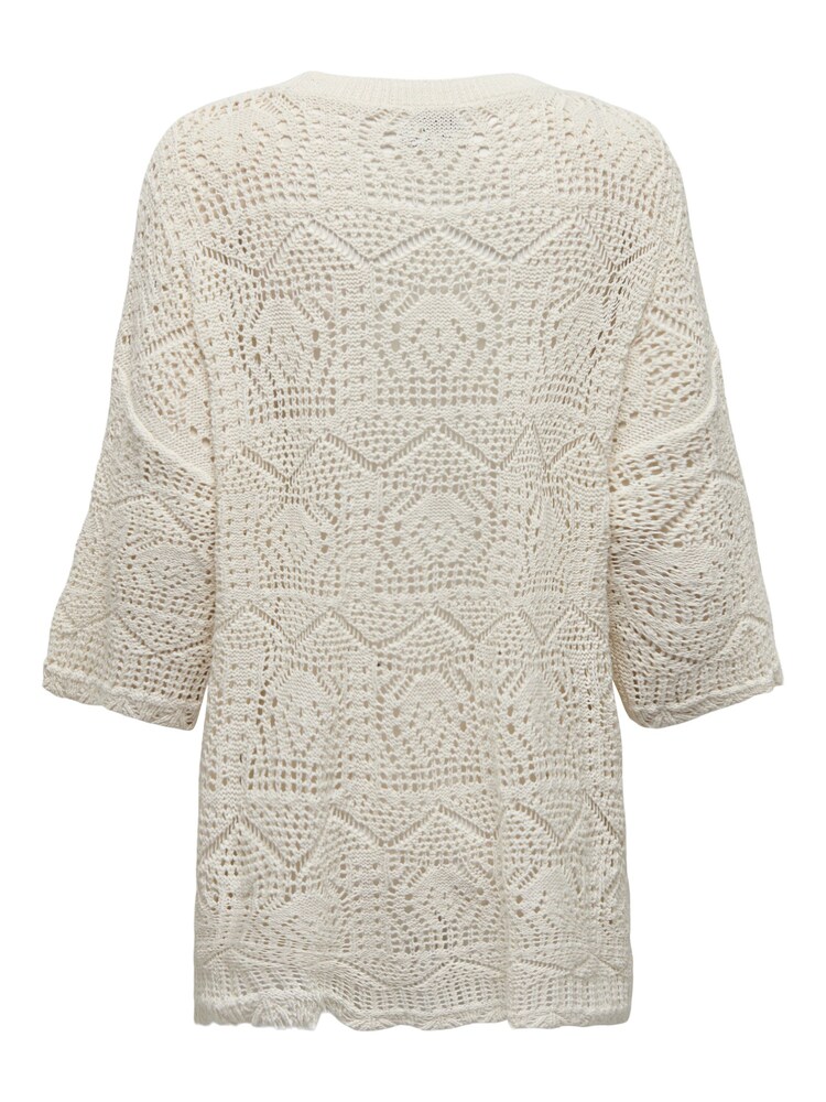 ONLY White Relaxed Fit Crochet Beach Dress - Image 8 of 8 ONLY White Relaxed Fit Crochet Beach Dress - Image 8 of 8
