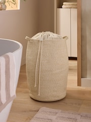 Natural Rope Laundry Bag Basket - Image 1 of 3