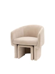 Gallery Home Cream Hackney Armchair - Image 5 of 6