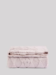 Purple Harlequin Supersoft Fleece Throw Blanket - Image 2 of 3