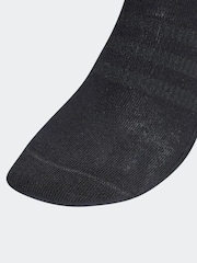 Черный/белый - Набор из 3 пар спортивных носков с мягкой подошвой adidas - Изображение 3 из 4