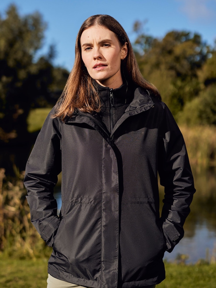 Negro - Chaqueta impermeable 3 en 1 para mujer de Mountain Warehouse - Imagen 7 de 7 Negro - Chaqueta impermeable 3 en 1 para mujer de Mountain Warehouse - Imagen 7 de 7
