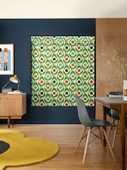 Orla Kiely Green Multi Pear Made to Measure 100% Cotton Roman Blinds - Image 5 of 6