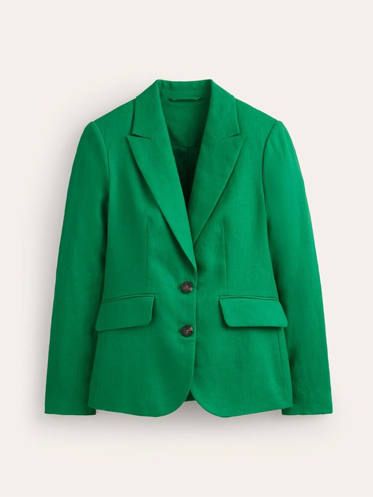 Boden Green Marylebone 100% Linen Blazer - Image 5 of 5 Boden Green Marylebone 100% Linen Blazer - Image 5 of 5