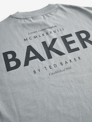 Baker by Ted Baker Oversized 100% Cotton T-Shirt and Sweat Shorts Set - Image 9 of 9