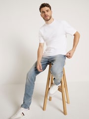 River Island White SB1 Tech Skinny Suit Blazer - Image 1 of 8