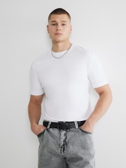 River Island White SB1 Tech Skinny Suit Blazer - Image 5 of 8