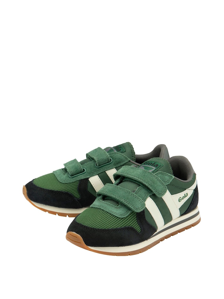 Gola Green Kids Daytona Strap Nylon Strap Trainers - Image 2 of 4