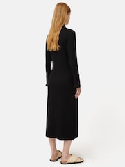 Jigsaw Textured Jersey Shirt Dress - Image 4 of 5
