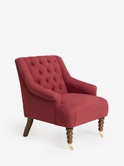 Laura Ashley Launton Rosewood Red Ropsley Accent Chair - Image 5 of 8