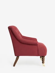 Laura Ashley Launton Rosewood Red Ropsley Accent Chair - Image 6 of 8