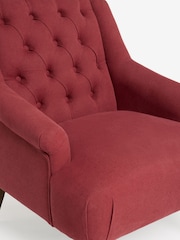 Laura Ashley Launton Rosewood Red Ropsley Accent Chair - Image 8 of 8