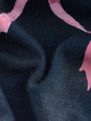 Laura Ashley Navy Button Through Bow Pyjamas - Image 12 of 12