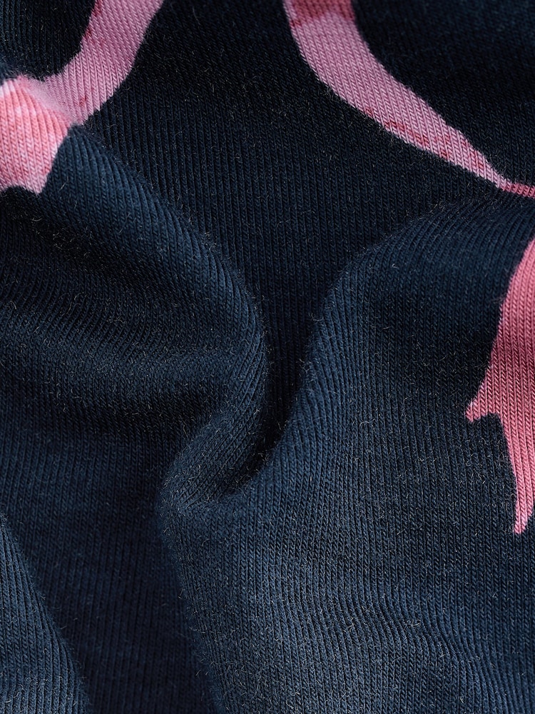 Laura Ashley Navy Button Through Bow Pyjamas - Image 12 of 12