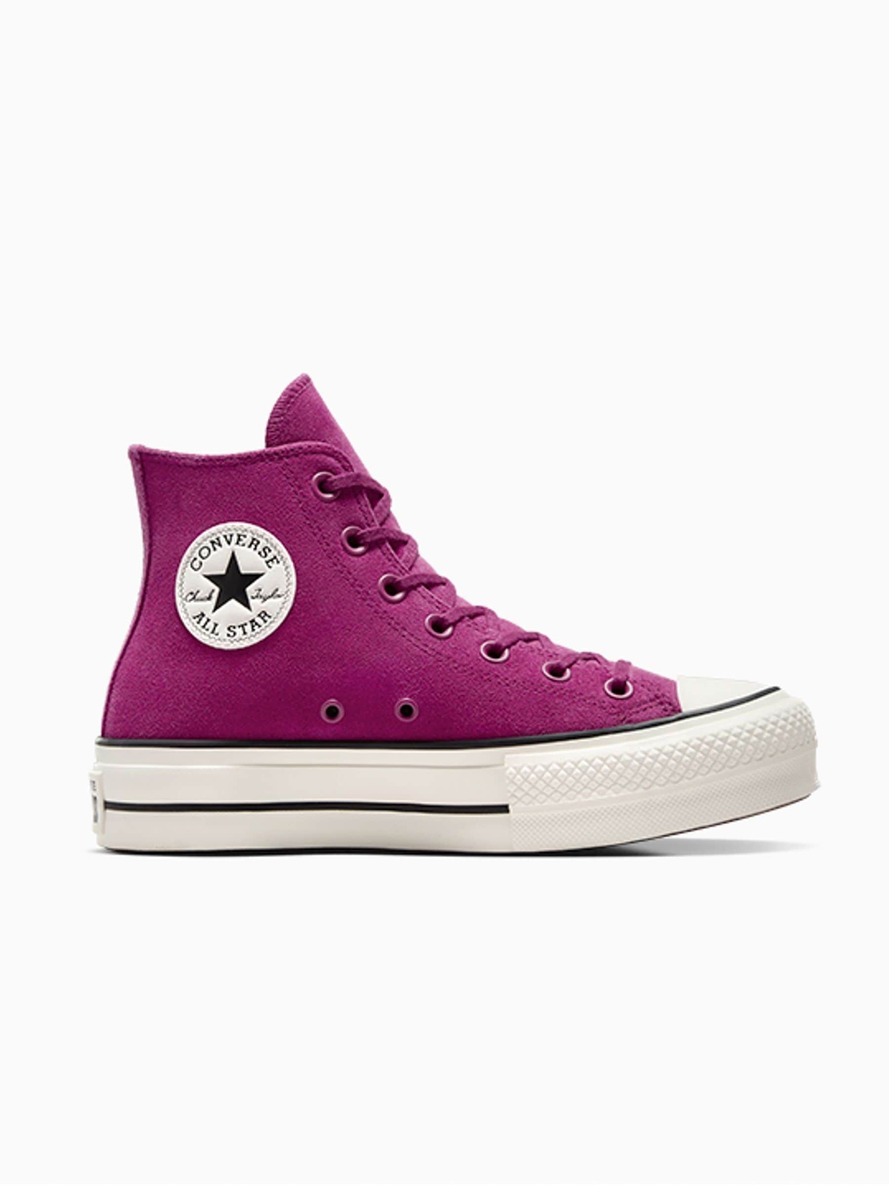 Buy Converse Purple Suede Chuck Taylor All Star Lift Trainers from Next Canada