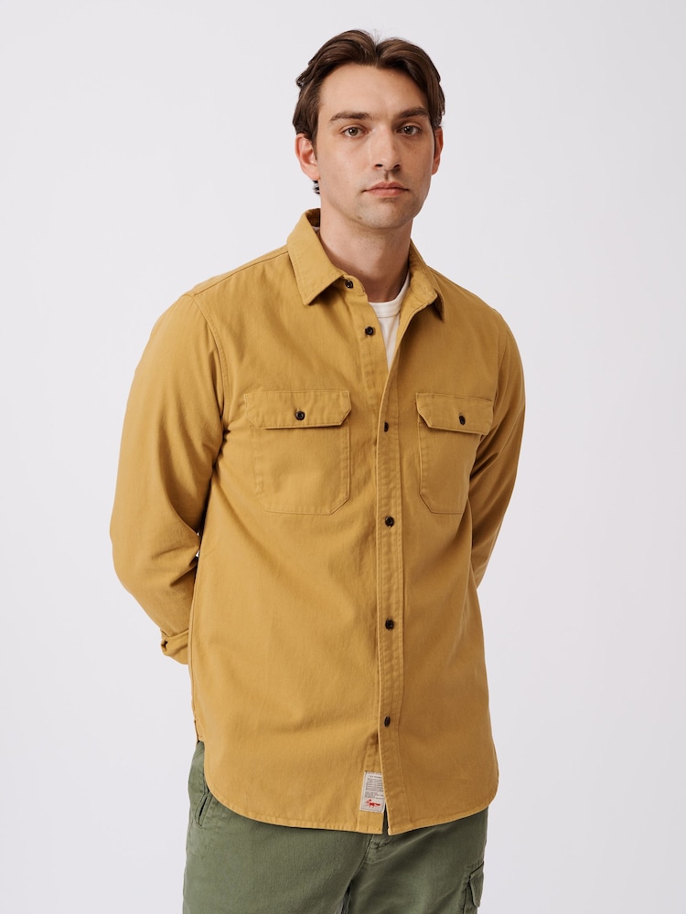 Aubin Normanby Cotton Twill Shirt - Image 1 of 7