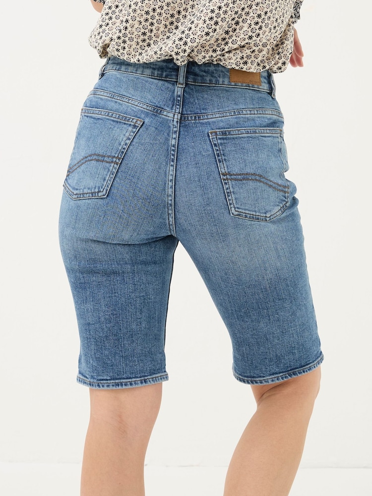 FatFace Bisley Blue Denim Bermuda Shorts - Image 2 of 4