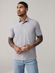 Prep Stripe Regular Fit Short Sleeve Jersey Polo Shirts 3 Pack - Image 8 of 12