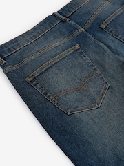 Темный винтаж - Прямой крой - Vintage Wash Denim Jeans - Image 10 of 11