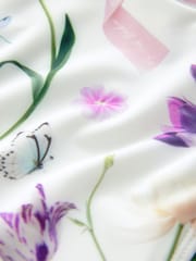 Baker by Ted Baker Floral Frill Collar White Swimsuit - Image 5 of 5