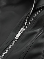Black Faux Leather Fuller Bust Jacket - Image 9 of 9