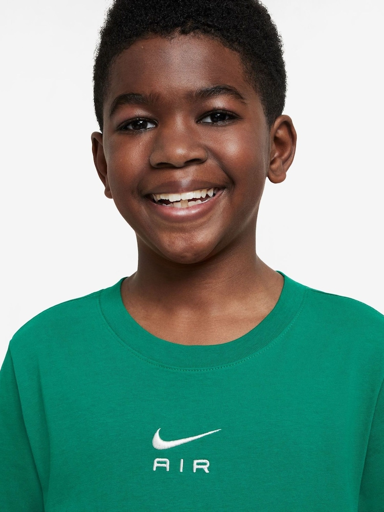 Nike Bright Green 100% Cotton Air T-Shirt - Image 3 of 3