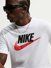 Wit - Nike Icon Futura T-shirt - Afbeelding 5 van 7