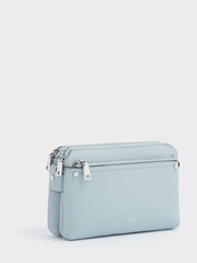 OSPREY LONDON Blue The Stella Leather Cross-Body Bag - Image 3 of 6
