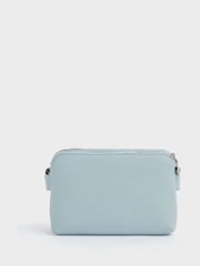OSPREY LONDON Blue The Stella Leather Cross-Body Bag - Image 5 of 6