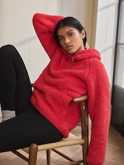 Red Borg Half Zip Jacket - Image 1 of 9