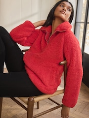 Red Borg Half Zip Jacket - Image 2 of 9