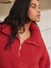 Red Borg Half Zip Jacket - Image 5 of 9