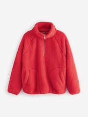 Red Borg Half Zip Jacket - Image 7 of 9