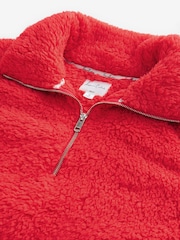 Red Borg Half Zip Jacket - Image 8 of 9